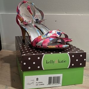 Kelly & Katie Floral Heels